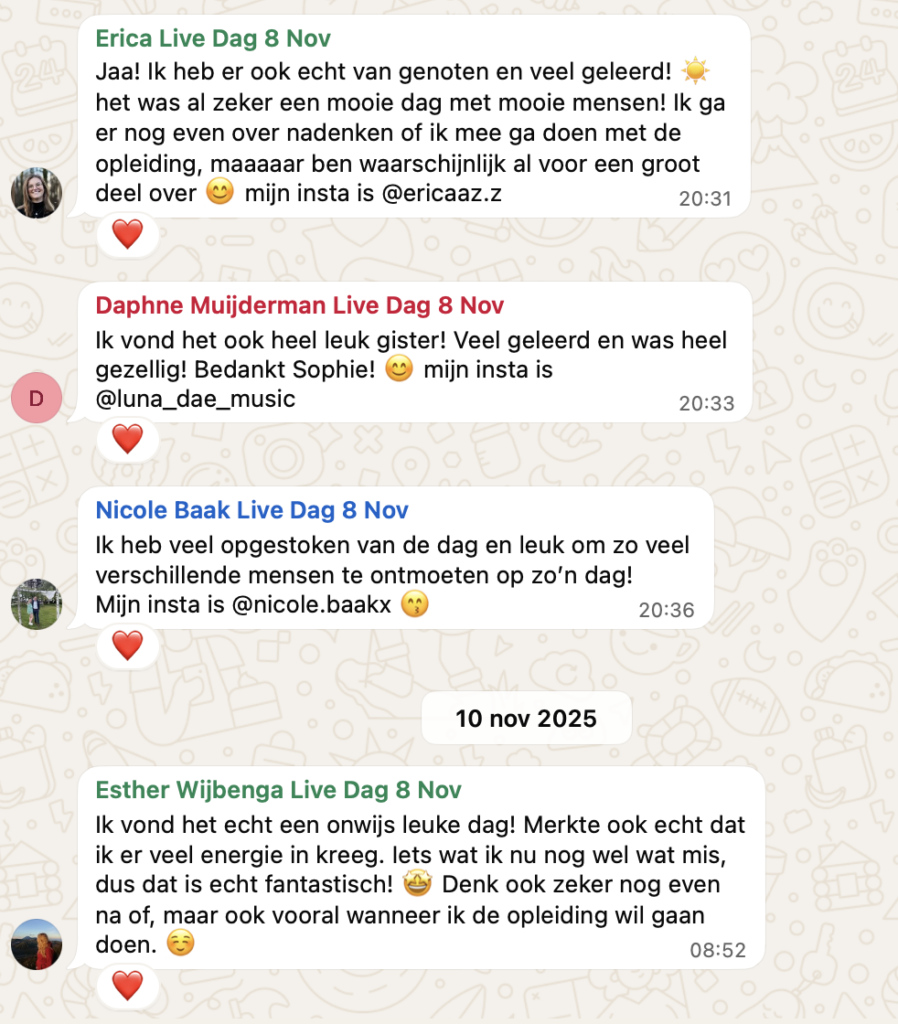 Sales pagina Weddingplanner to be live dag | Trouw Academy