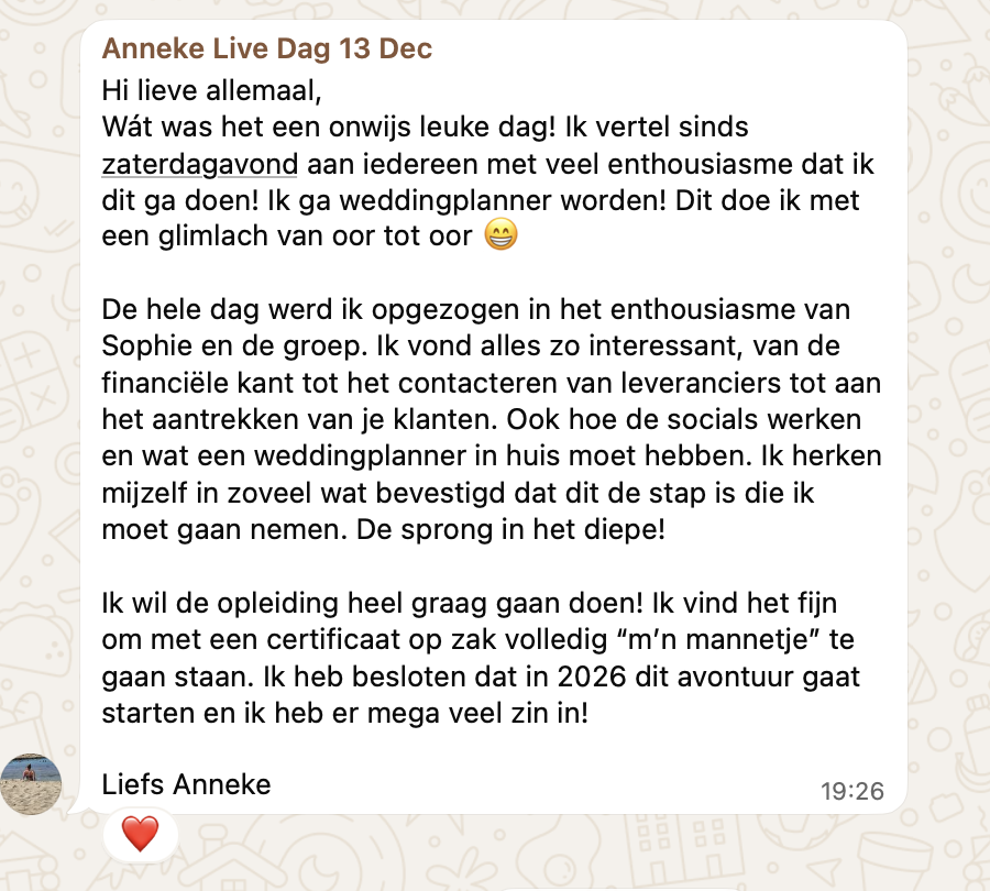 kaartje kopen live dag weddingplanner to be | Trouw Academy